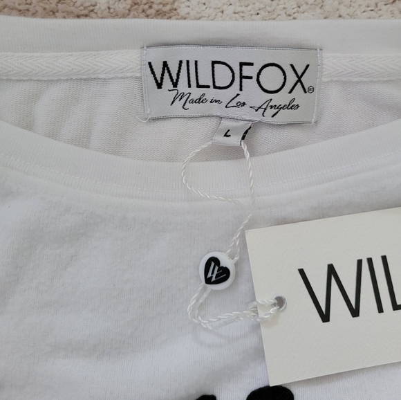 Wildfox lightweight sweatshirt NWT - Picture 2 of 3